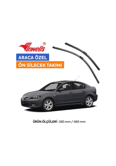 Mazda 3 Sedan Muz Silecek Takımı 2004-2008 İnwells