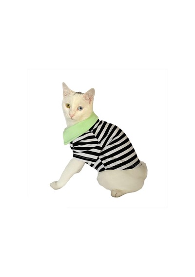 Kemique Grass Hopper Stripe Polo Yaka Kedi Tişört
