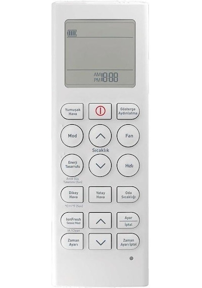 Beko Uyumlu Klima Kumandası - Türkçe Tuş Takımlı 1 Adet