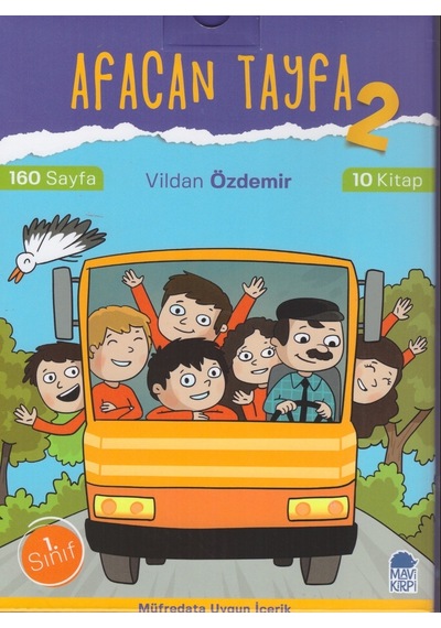Mavi Kirpi Afacan Tayfa Seti-2 1.Sınıf ( 10 Kitap )