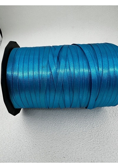 Paşateks 6 Mm Saten Kurdela-10 Metre- Mavi