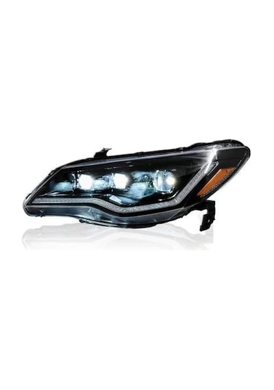 Autogp Honda Civic Fd6 Ön Far Lambası Ledli Diamond Model 3 Lens 2006 / 2011 1 Adet