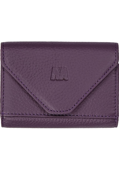 Mft Leather Hakiki Deri Kadın Akordiyon Cüzdan Mia 2190 Flother Mat Mor