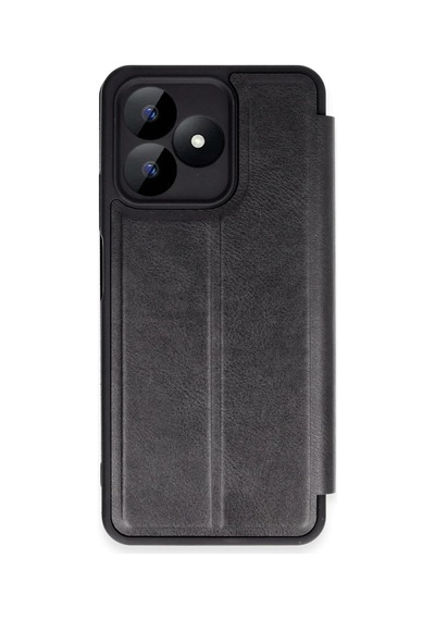 Realme Note 50 4g Kılıf Flip Cover - Siyah 0.2M-Çok Renkli