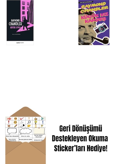 Büyük Uyku + Küçük Kız Kardeş + Okuma Sticker'ları