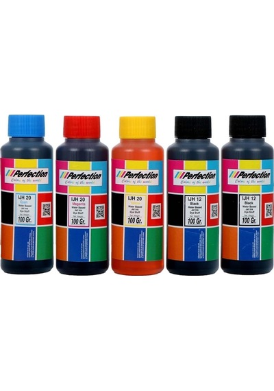 Perfection Brother Uyumlu Dcp-t520 - T720dw Mürekkep Dolum Seti 5 X 100 Gr.