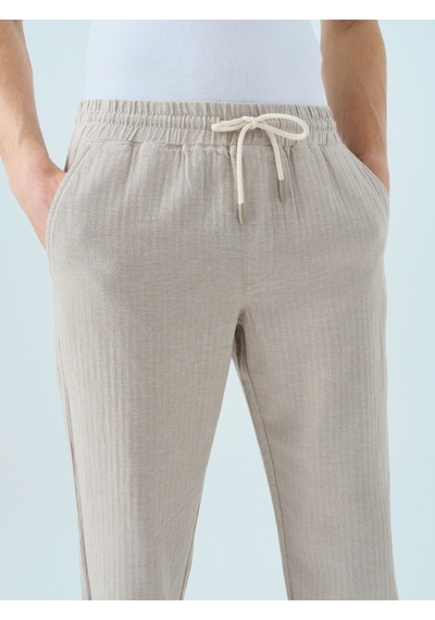 Regular Fit Bej Erkek Pantolon Lf2035171 Bej