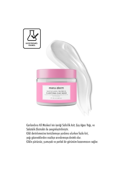 Maruderm Salisilik Asit + Çay Ağacı Yağı Kil Maskesi 100 ML