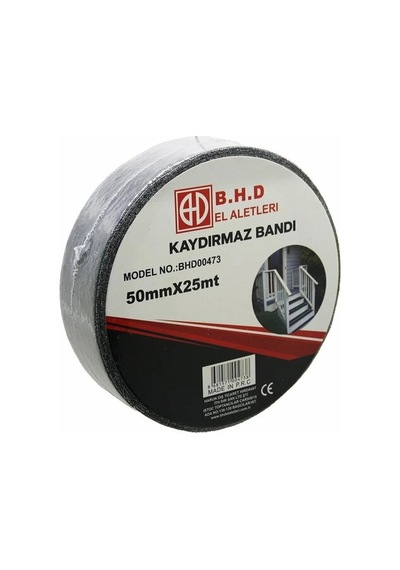 Kaydırmaz Siyah Bant 50 Mm X 25 Mt Renkli