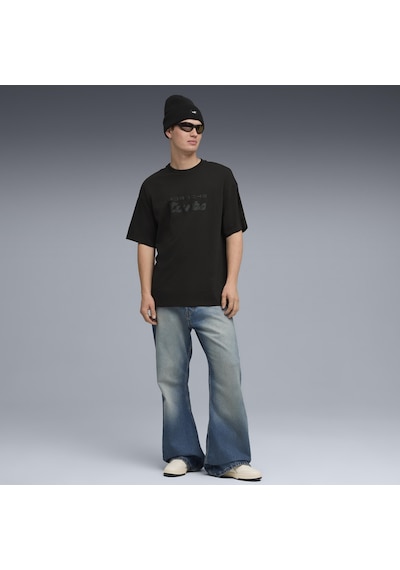Puma 632715-01 Porsche Ess Tee Tişört Erkek T-shirt SIYAH