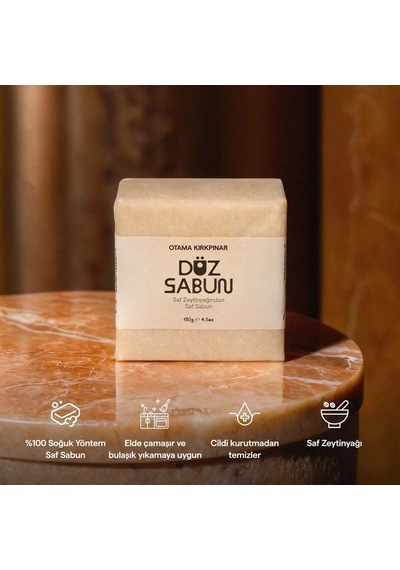 Otama Kırkpınar Doğal Besleyici Zeytinyağlı Düz Sabun 130 Gr Diğer