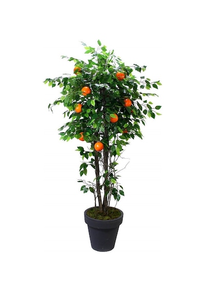 Yapay Portakal Ağacı 170 Cm Yeşil - Turuncu