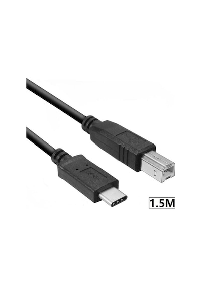 Type C To Usb Printer Yazıcı Tarayıcı Ara Bağlantı Kablosu 1.5metre Kablo