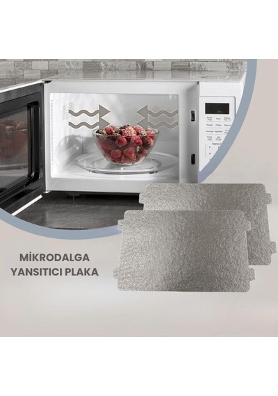 Mikrodalga Fırın Yansıtıcı Plaka 2'li,arçelik Md210ds,md210dg, Beko Bmd210dg,bmd210ds, Altus Almd25,almd15 İle Uyu