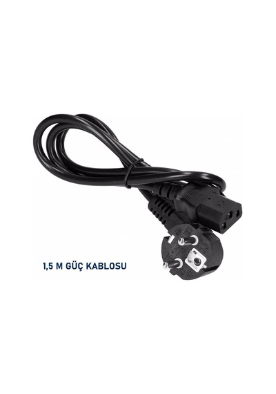Bilgisayar Güç Kablosu Kasa Ekran Kablosu 3x0.75mm 1.5m
