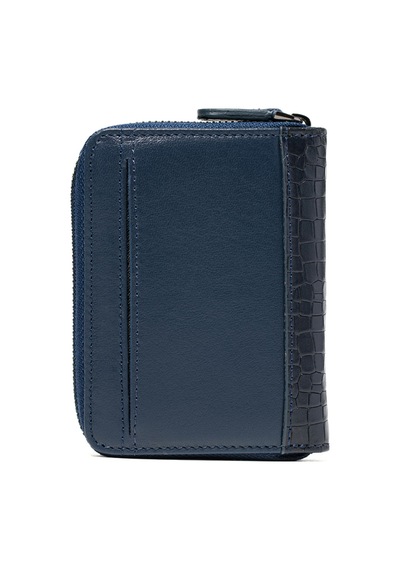 Lacivert Cüzdan & Kartlık Unisex 740 Grande Deri Cüzdan Kartlık