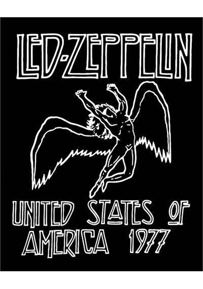 Zepplin Giyim Led Zeppelin 1977 Büyük Sırt Patch Yama
