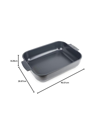 Appolia Dikdörtgen Saplı Fırın Kabı, Seramik, Arduvaz/gri, 8,3 X 40,5 X 27,2 Cm, Kapasite: Yakl. 4 L, 60022 Çok Renkli Appolia Dikdörtgen Saplı Fırın Kabı, Seramik, Arduvaz/gri, 8,3 X 40,5 X 27,2 Cm, Kapasite: Yakl. 4 L, 60022 Çok Renkli