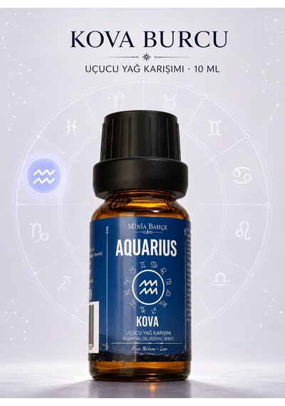 Minia Bahçe Kova Burcu Uçucu Yağ Karışımı 10 ML