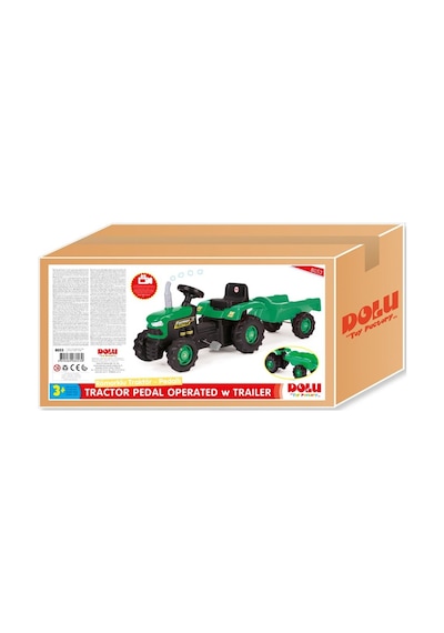 Dolu Römorklu Traktör - Pedallı 8053