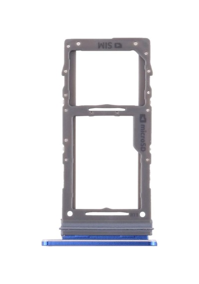 Samsung Galaxy Uyumlu Note 10 Plus Sim Kart Yuvası Sim Kart Çekmecesi Mavi Renk İnd05147