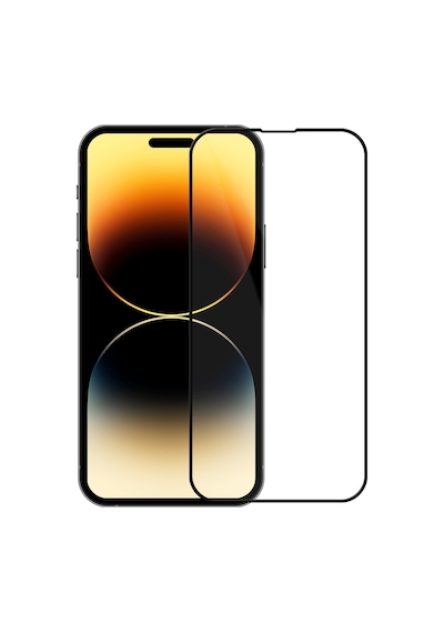 Buff Apple Uyumlu iPhone 14 Pro Avantaj Paket - 2x5d Ekran Koruyucu + Air Bumper Kılıf + Lens Koruyucu Koyu Yeşil