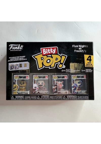 Funko Bitty Pop Five Nights At Freddy's 4'lü Mini Figür Seti Withered Freddy Marionette 2.3 Cm