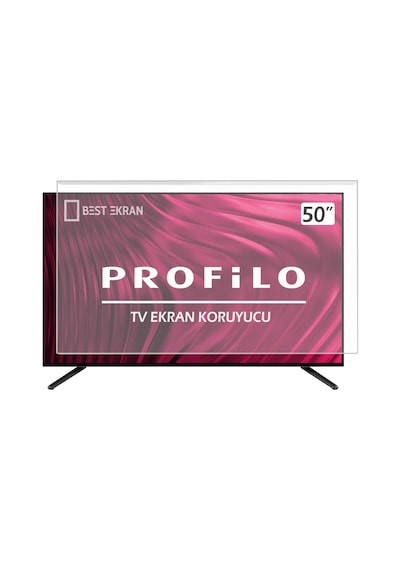 Profilo 50pa305e Tv Ekran Koruyucu - Profilo 50" İnç Ekran Şeffaf Koruma Paneli