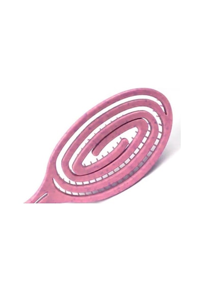 Koodmax Oval Esnek Dolaşık Önleyici Buğday Samanı Saç Açma Ve Tarama Fırçası - Pembe