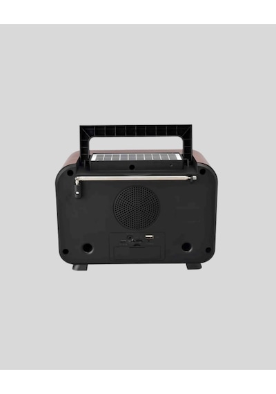 Solar Şarjlı Şömine Alev Efektli Bluetooth Hoparlör 7w Taşınabilir Ses Sistemi - Lisinya