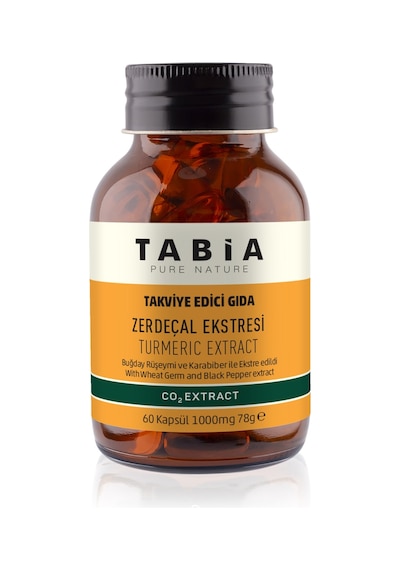 Tabia Zerdeçal Eki 1000 MG 60 Kapsül