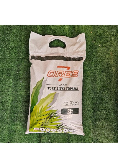 Tr Ores 5 Litre Torf İç Dış Mekan Bitki Toprağı Çiçek Toprağı Azot Kaynağı Torf Toprağı 0