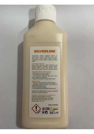 Silverline Seramik Cam Ocak Temizleyicisi 250ml Tekli