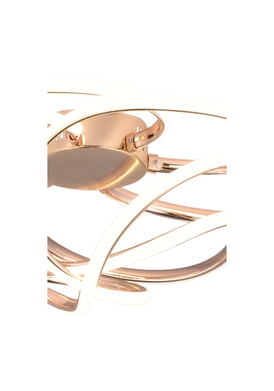 Pl 08 6 Model Gold 3 Renkli Salon Ve Oturma Odası İçin İdeal Alüminyum Avize, 50x25 Gold