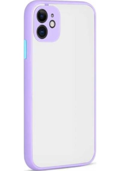 Apple Uyumlu  iPhone 12 Mini Kılıf Zore Hux Düğme Ve Kapak Zıt Renk Kılıf