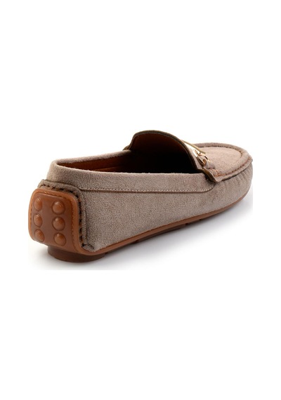 Bambi Vizon Kadın Loafer Ayakkabı K01309100502 Vizon
