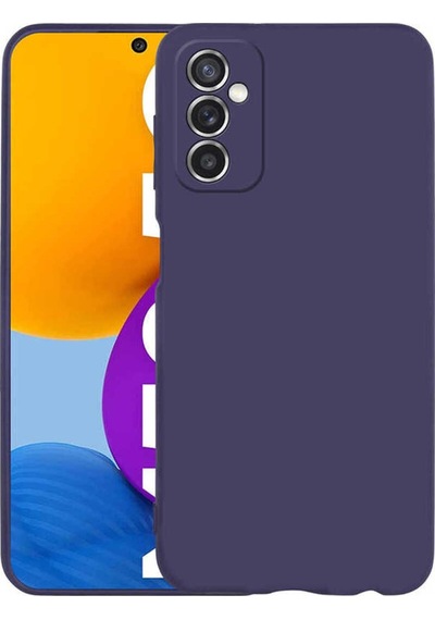 Galaxy M52 Kılıf Zore Premier Silikon Kapak Lacivert
