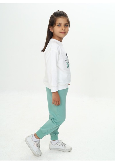 Toontoy Kids Toontoy Kız Çocuk Zürafa Baskılı Eşofman Takım Yeşil Toontoy Kids Toontoy Kız Çocuk Zürafa Baskılı Eşofman Takım Yeşil