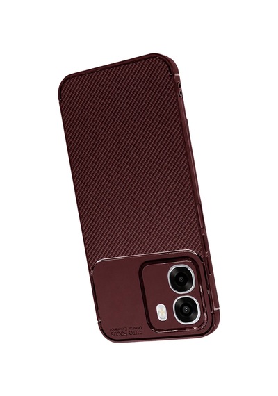 Uryport Oppo Oppo A6t 5g Auto Focus Karbon Kapak - Bordo
