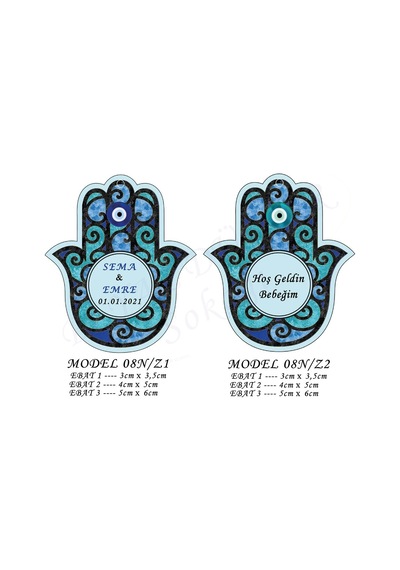 Beyazdüşlersokağı Şekilli Etiket (25 Ad)-Nişan,Nikah,Kına,Bebek Süsü-Anı-(Etk-08N)