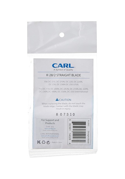 Carl K-28/2 Yedek Düz Bıçak Dc-210/220/238/2501 İçin