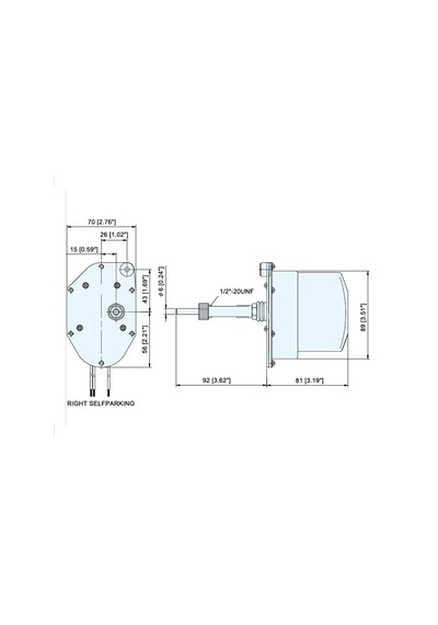 Tmc Silecek Motor Seti 12V 90 Derece