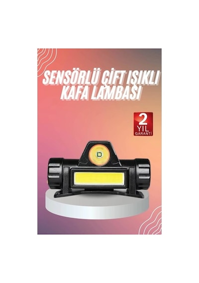 Buğz Kafa Lambası Çalışma Işığı Kafa Feneri Şarjlı Mıknatıslı Fenerli Diğer Çok Renkli