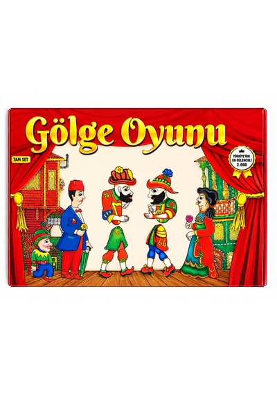 Hacivat Karagöz Gölge Oyunu Seti "