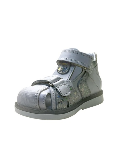 Tuğba Ortopedi 605 Kız Bebek Deri Korseli Sandalet 001