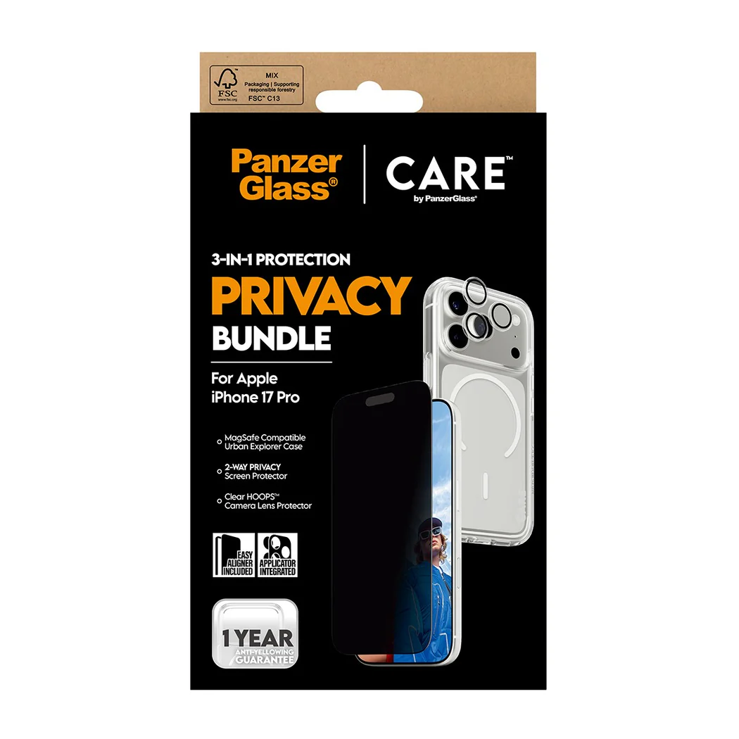 Panzerglass Apple Apple iPhone Uyumlu  17 Pro Urban Explorer Bundle 3 Ü 1 Arada Hayalet Set
