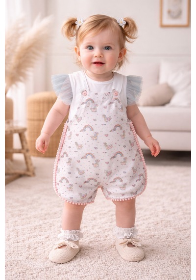 Uğur Bebe Poplin Yazlık Kız Bebek Tulum + Tül Kollu Çıtçıtlı Bady Rahat Şık Premium Kalite 2li Set Ekru Ekru Uğur Bebe Poplin Yazlık Kız Bebek Tulum + Tül Kollu Çıtçıtlı Bady Rahat Şık Premium Kalite 2li Set Ekru Ekru