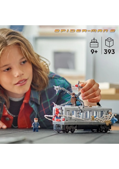 LEGO® ǀ Marvel Örümcek Adam ile Doktor Oktopus Metro Sahnesi 76321 - 9 Yaş ve Üzeri Çocuklar için Yaratıcı Oyuncak Yapım Seti (393 Parça) LEGO® ǀ Marvel Örümcek Adam ile Doktor Oktopus Metro Sahnesi 76321 - 9 Yaş ve Üzeri Çocuklar için Yaratıcı Oyuncak Yapım Seti (393 Parça)