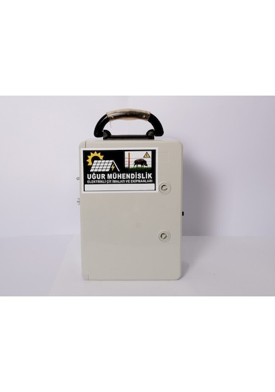 Elektrikli Çit 18a Lifepo Set-2 Domuz Ayı Kovucu 50 Watt Panel 500mt Galv. 100 Ad. Ağaç İzolatör