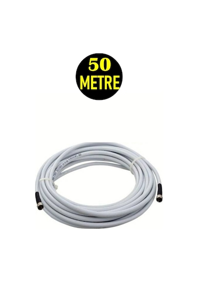 Usin RG6 U4 Full HD 3D 4K Anten TV Çanak Uydu LNB Kablosu 50 M